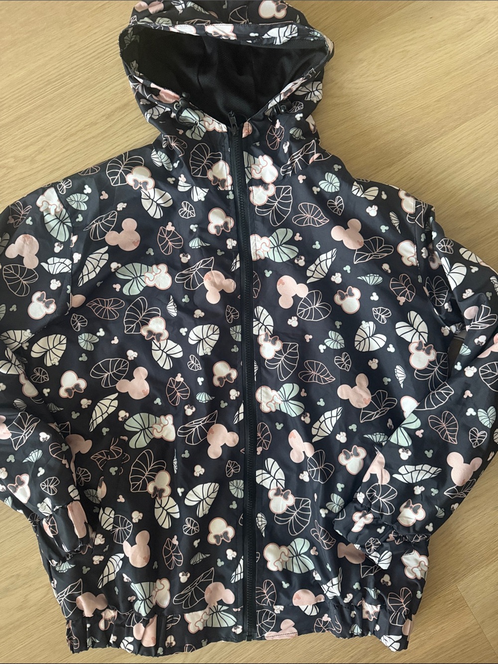 Women’s Buddha Mochi Disney Hawaii Floral-Print Hooded Jacket